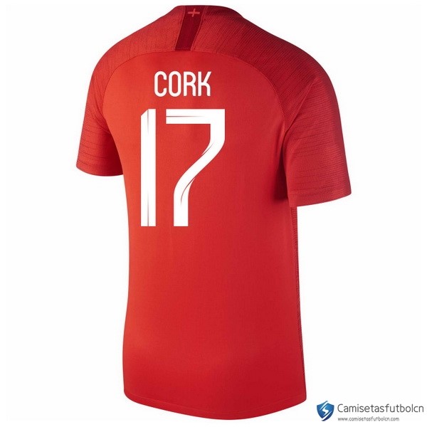 Camiseta Seleccion Inglaterra Segunda equipo Cork 2018 Rojo